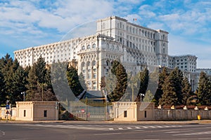 Parliament Palace, Casa Poporului in Bucharest, Romania.