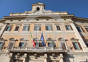 Parliament palace in Rome Italy