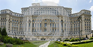 Parliament Palacei n the capital city Bucharest, Romania