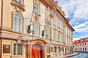 Parliament ( Senat ) of the Czech Republic. photo