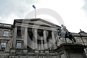 Parliament Square, Edinburgh, Scotland photo