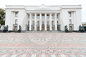 Parliament of Ukraine (Verkhovna Rada) in Kiev, Ukraine