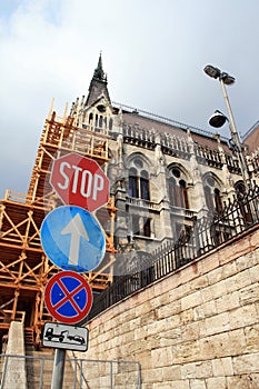 Parliament under reconstruction