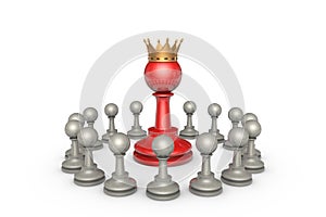 Parliamentary elections or the political elite (chess metaphor)