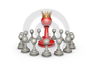 Parliamentary elections or the political elite (chess metaphor) photo
