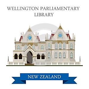 Parliamentary Library Wellington New Zealand vector attraction photo