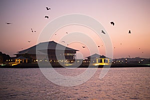 Parliment of Sri Lanka in twilight