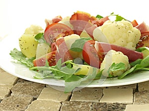 Parma ham salad