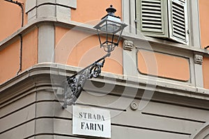 Parma Italian town - Strada Farini