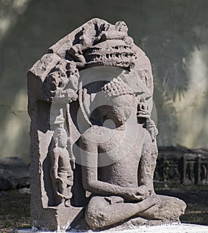 Sandstone Sculpture of  Jain Diety  Central India Madhya Pradesh