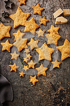 Parmesan cheese crackers