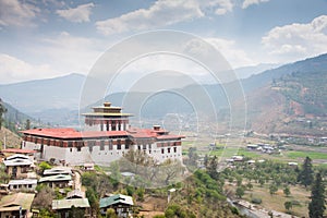 Paro Dzong in Bhutan photo