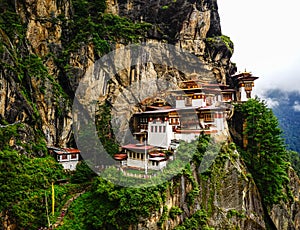 Paro Taktsang Tiger Nest in Bhutan