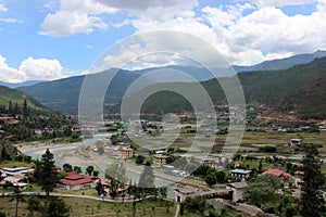 Paro Valley in Bhutan