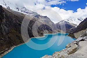 Paron lagoon, at Huascaran National Park, Peru