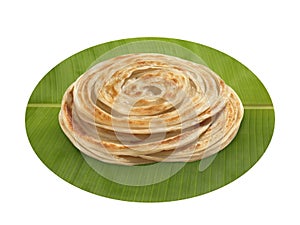 Parotta or paratha famous and popular dish of Kerala, Tamilnadu, Srilanka, Fluffy layered Flatbread usually made from maida photo