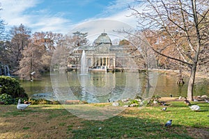 Parque del Retiro in Madrid, Spain