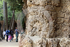 Parque Guell, Parc Guell, Barcelona, Spain