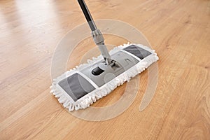 The parquet cleaning