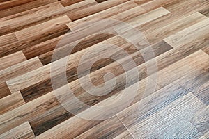 Parquet floor interior of a room