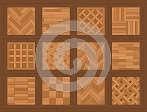 Parquet Floor Samples Palette Patterns Types Collection Parquetry photo