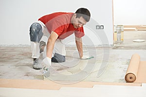 Parquet Floor work with