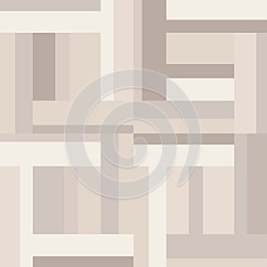 Parquet mosaic, seamless beige texture. A floor made of wooden planks, masonry of the laminate tile. Flooring pattern. Vector