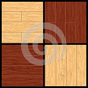 Parquet Vector Seamless Pattern. Hardwood Flooring