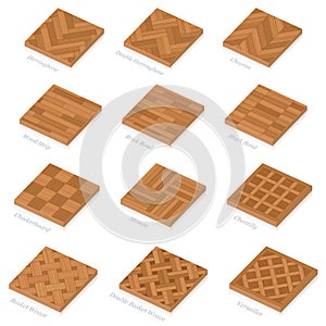 Parquetry Three Dimensional Parquet Floor Plates