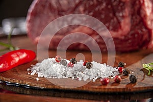 Parrilla salt and spices photo