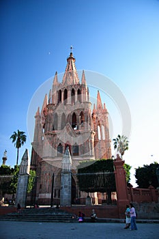 The Parroquia Church of San Miguel de Allende, Guanajuato, Mexico photo