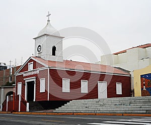 The Parroquia de San GerÃ³nimo is the main religious building in the city of Ilo. Construction began on February 14, 1871. The