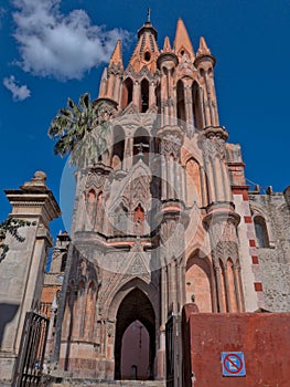 Parroquia de San Miguel Arcangel in San Miguel de Allende, Mexico photo