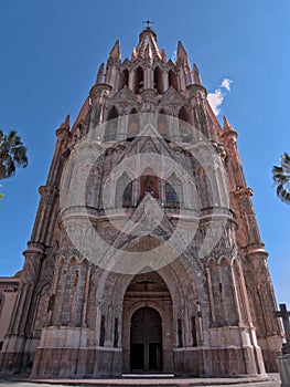 Parroquia de San Miguel Arcangel in San Miguel de Allende, Mexico photo