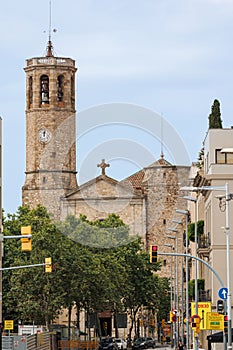 Parroquia San Vicente de Sarria, Neoclassic Church in Barcelona, Spain photo