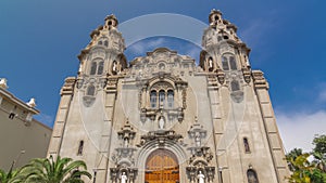 Parroquia Virgen Milagrosa Church in Lima, close to Kennedy Park timelapse hyperlapse, Peru photo