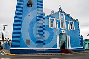 The Parroquial Mayor church in Sancti Spiritus, Cuba. Cuba`s oldest churc