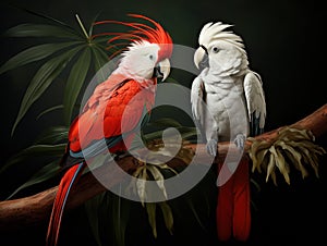 Parrot  Made With Generative AI illustration