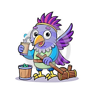 Parrot Woodworking in a Drunk State