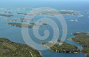 Parry Sound Islands aerial