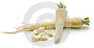 Parsley root isolated