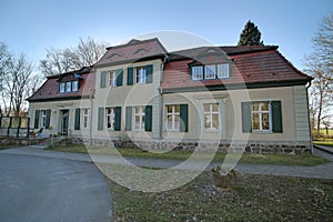 Parsonage listed as monument in Dersekow, Mecklenburg-Vorpommern, Germany