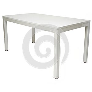 Parsons table isolated on white background