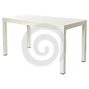 Parsons table isolated on white background
