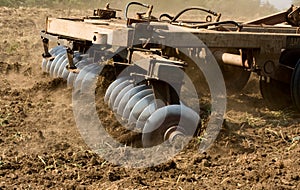 Part of agricultural tractor