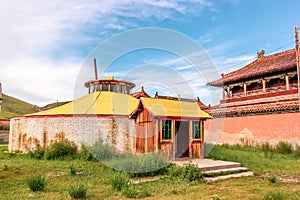 Part of Amarbayasgalant Monastery, northern Mongolia