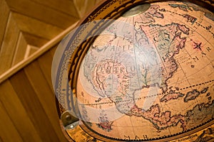 Part of an ancient globe