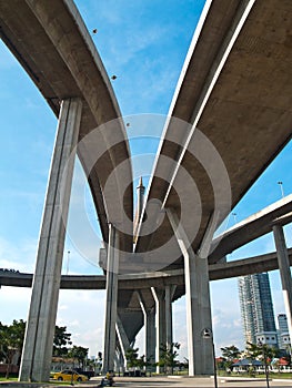 Part of Bhumibol Bridge