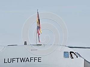 Part of big Luftwaffe old historic aircraft photo