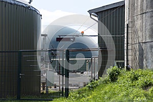Part of a biogas plant